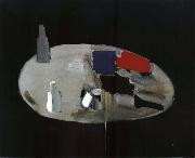 Nicolas de Stael Plate of Mix Colors oil painting on canvas